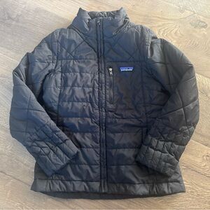 Patagonia Kids Black Quilted Puffer Jacket